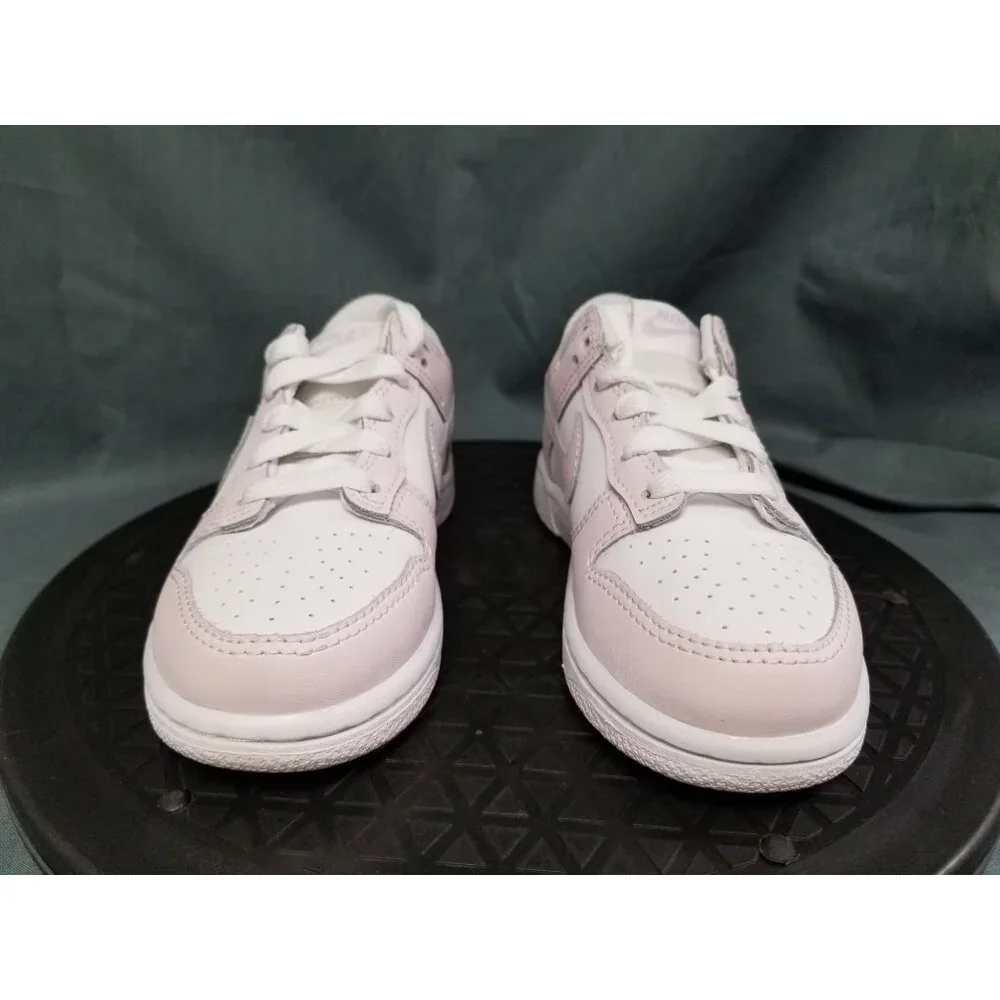 Nike Dunk Low White Light Violet (PS) Girls Size 11c NEW IN BOX! - Picture 3 of 13